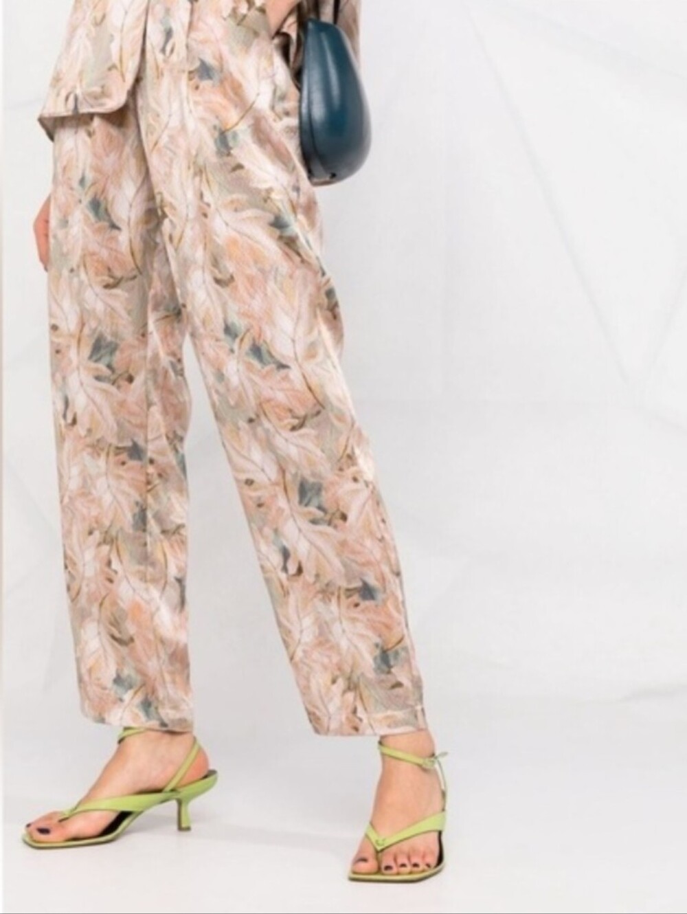 Forte Forte • Fiandra Silk Leaf Print Pants in Honey